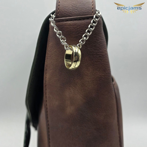 Her Universe The Lord Of The Rings Lorien Leaf Messenger Brown Crossbody Bag New main image 5